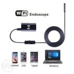 دوربین آندوسکوپی ۵ متری دو دوربینه WIFI با انعطاف(فنری) با قطر ۸میلی متر