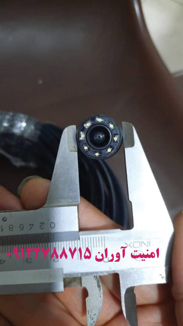 پکیج شماره 4❤دوربین شلنگی آندوسکوپی+مانيتور رنگی با پرتاب نور 4 متر👈باكس چمدانی فنری10تا100متری - تصویر 3